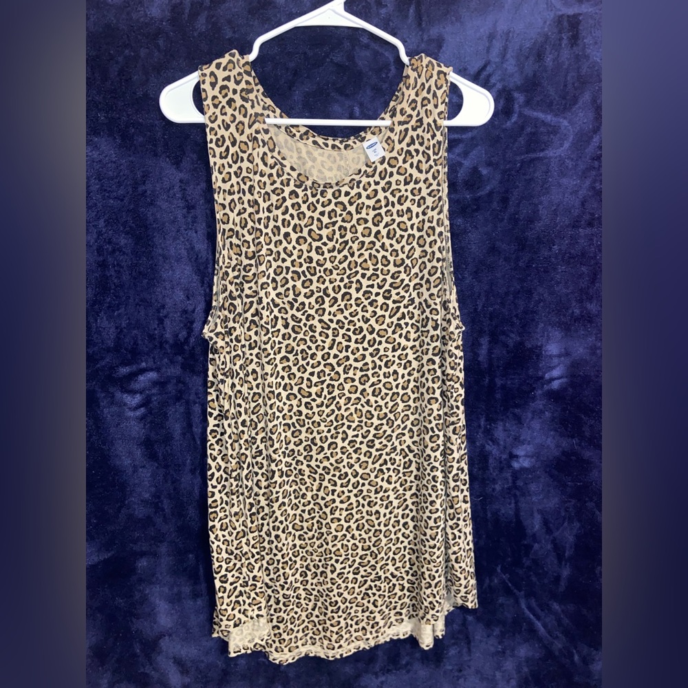 Luxe Leopard Print Tank Top
